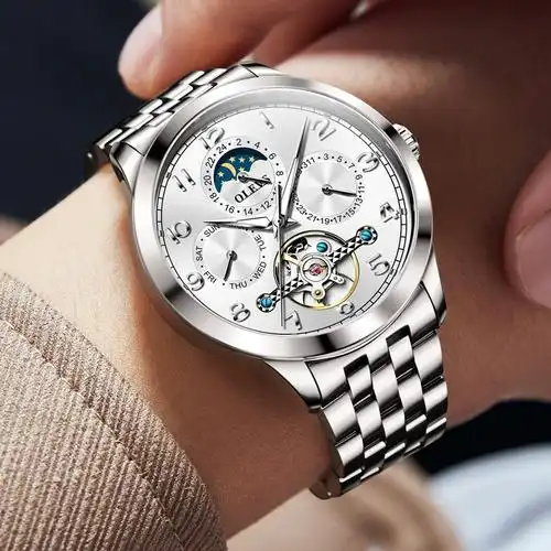 手表男士瑞士名牌正品全自动机械表陀飞轮镂空成年商务男表款名表