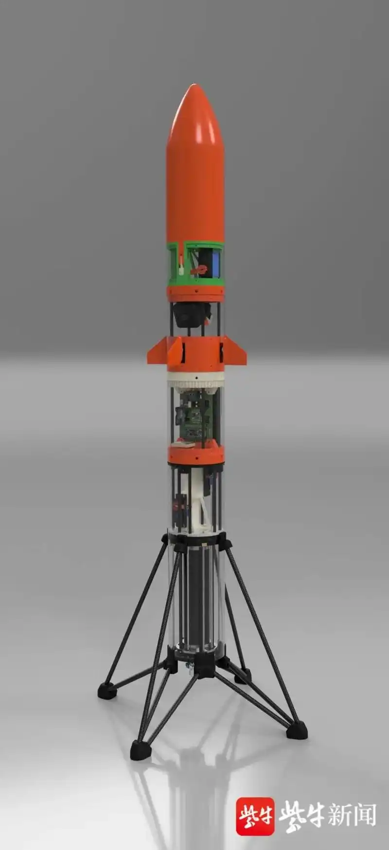 《固体火箭发动机地面试车失败》《自制碳纤维固体火箭发动机第七次