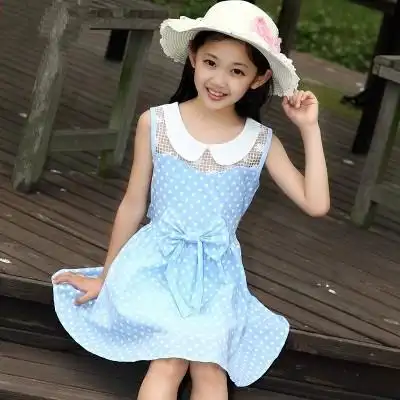 儿童装女童连衣裙夏装2015新款小女孩中大童10夏季12公主裙子15岁