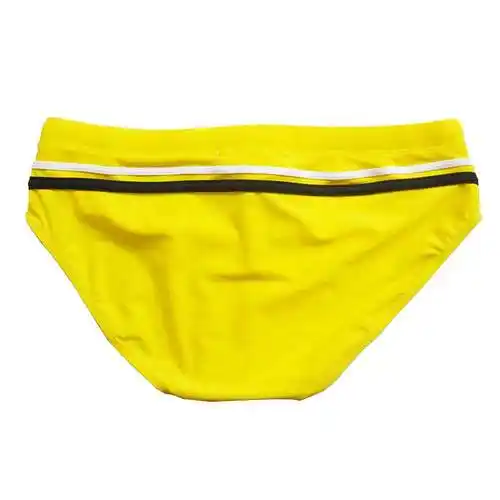 uxh男士白色三角锦纶贴身泳裤性感柔软夏日游泳三角比基尼泳裤男