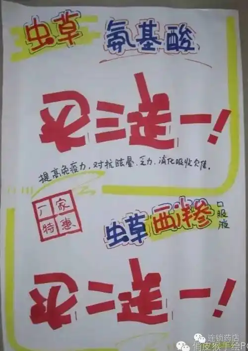 最实用药店手绘pop数字价格版精美来袭附爆炸签