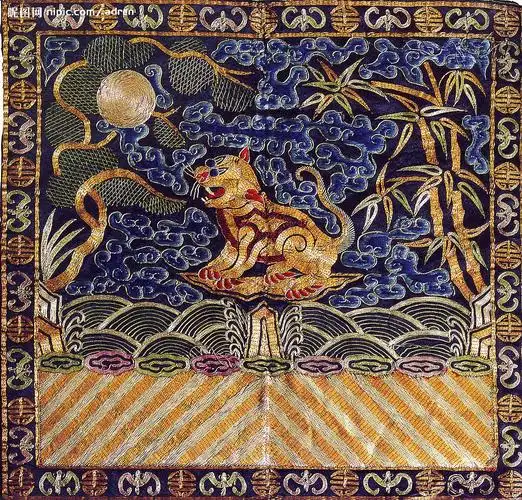 明清官服补子文官飞禽武将猛兽