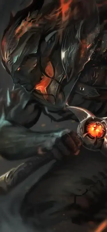 2k手机竖屏分辨率1242x2688lol英雄联盟疾风剑豪亚索黑夜使者皮肤21