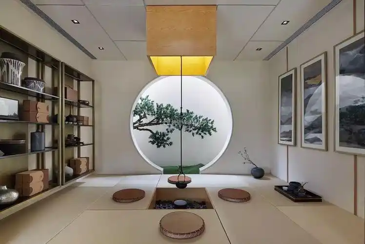 别墅茶室装修设计实景图片_装信通网效果图