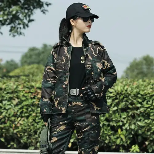 特种兵迷彩服套装男女耐磨军装作战训练军训服加厚劳保工作服春季