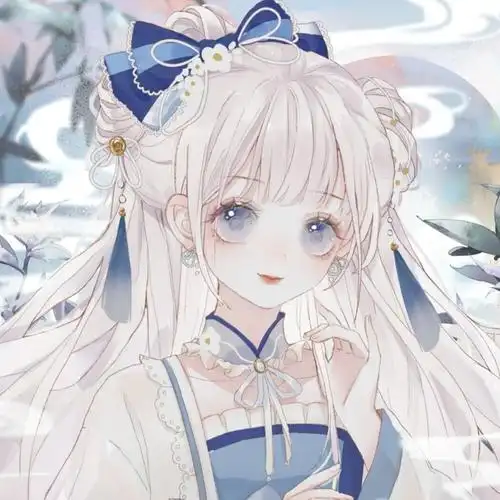 唯美女生清新精致可爱二次元动漫女头