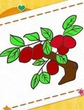 大枣的简笔画简笔画枝头红枣枣简笔画教程画枣简笔画积木时光简笔画