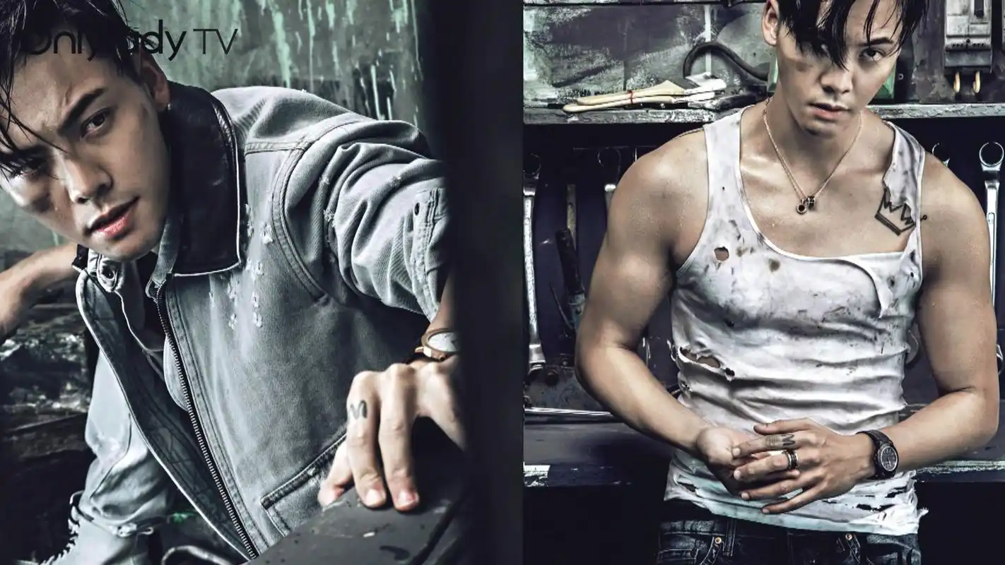 香港型男陈伟霆肌肉炫酷帅气写真图片桌面壁纸