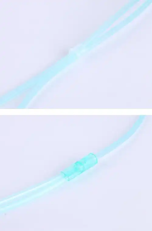 华越医用一次性管鼻吸氧管头套式双鼻塞软输氧管双鼻式加长鼻氧管老人