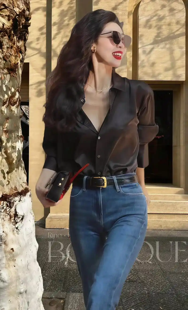 复古港风穿搭魅力非凡,衬衫堪称其中的佼佼者,自带别样独特气质