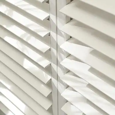 实木透气百叶窗客厅卧室书房d遮光帘推拉百叶门折叠窗简约美式定