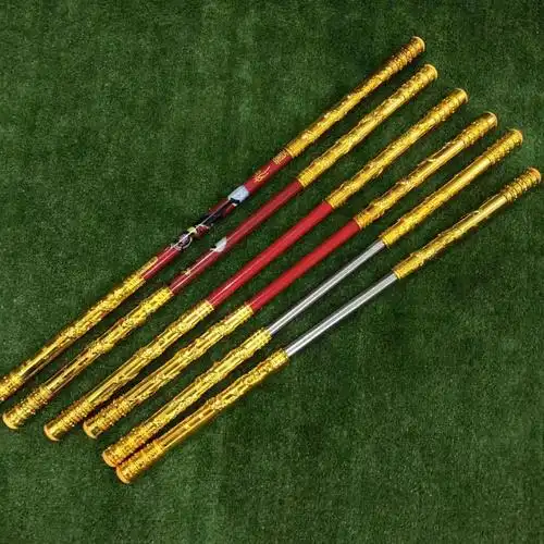 伸缩金箍棒不锈钢孙悟空如意铁金箍棒道具成人儿童金箍棒庙会爆款