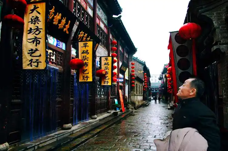 美景山东丨周村旱码头英美跨国公司曾经驻扎的繁华商城