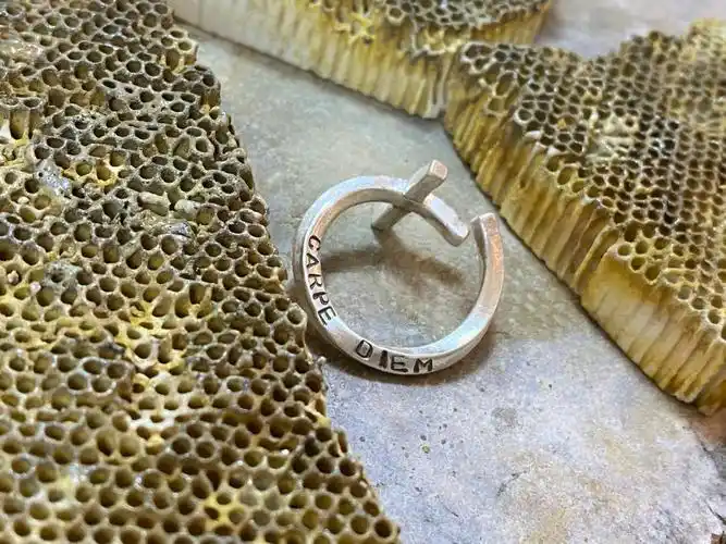 diy戒指手工戒指纯银戒指