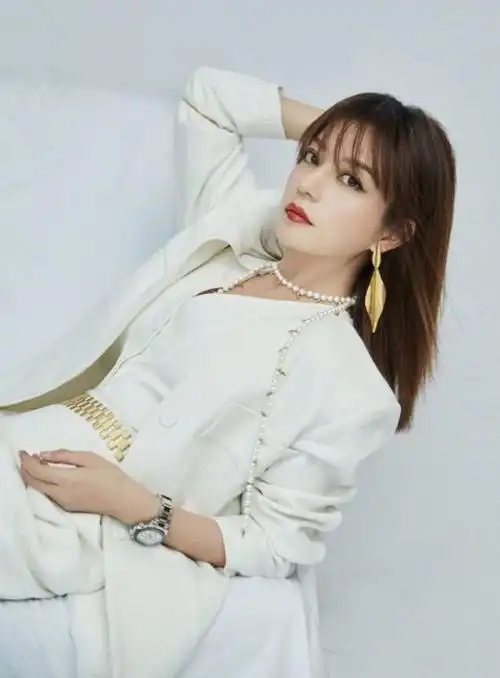 性感美女:成熟女人赵薇气质优雅高贵红唇摄影-小虾米