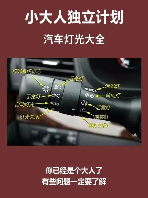 男生|女生|汽车灯光大全,这么细你还不懂吗!