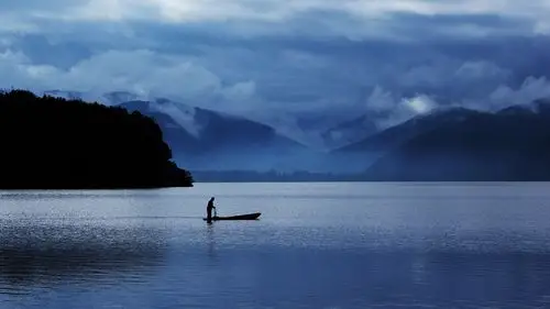 蓬莱仙境泸沽湖风景区
