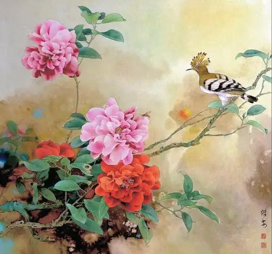 精品工笔花鸟画