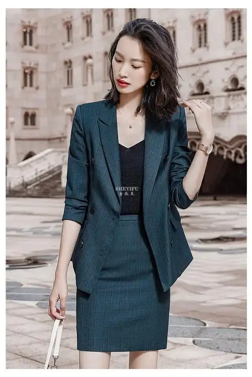 国际意大利sheyifu轻奢品牌女装西装套装女春秋气质商务正装工装秋款