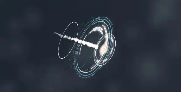 3d 炫酷感科技感旋转加载动画 vue.js 特效代码