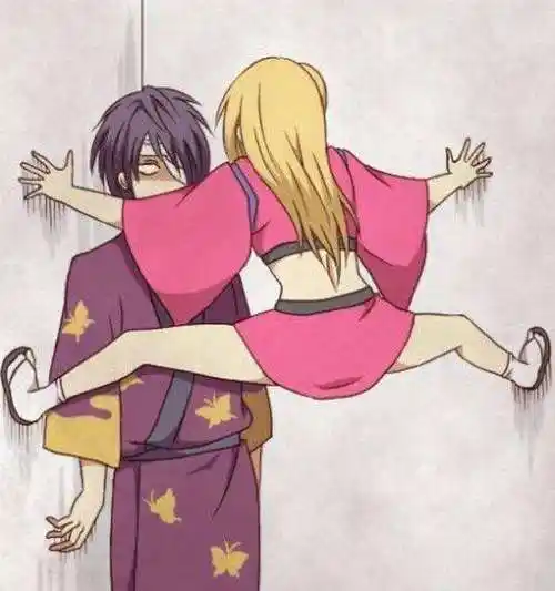 二次元头像男生被女生壁咚