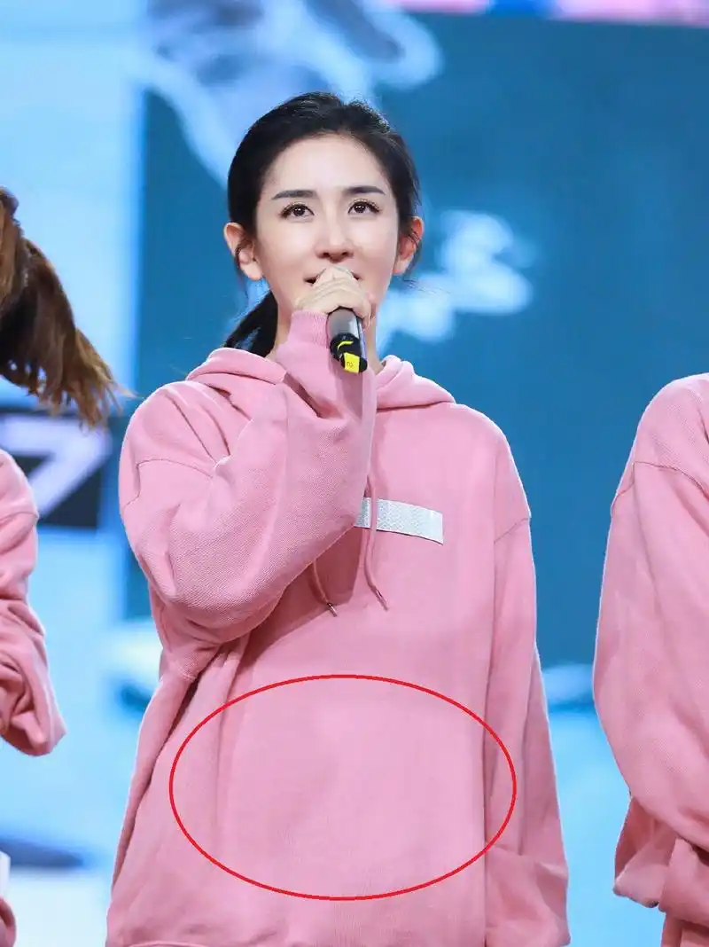 谢娜官宣怀孕后首度现身,机场照曝光孕肚明显,状态大好!