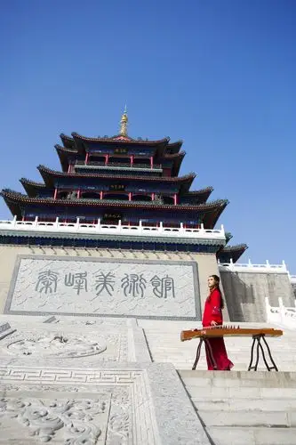 【古风琴韵(一)摄影图片】咸阳楼人像摄影_发现一切发现不了的色,光