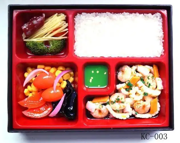 高仿真便当模型快餐食物拼盘道具 酒店假菜肴样板房摆设拍摄装饰_9折