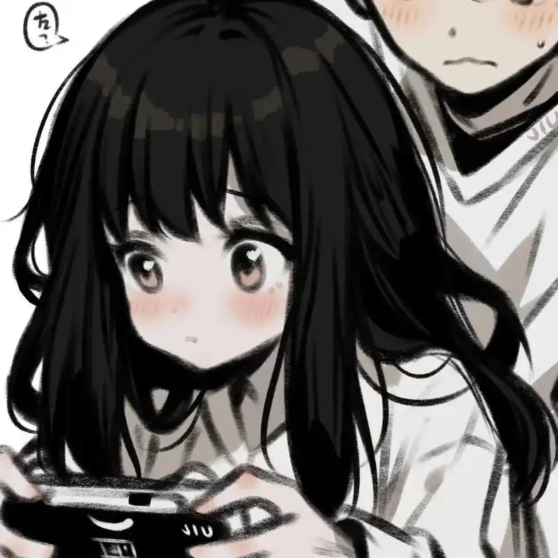 情侣头像丨怦然心动卡通情侣头像