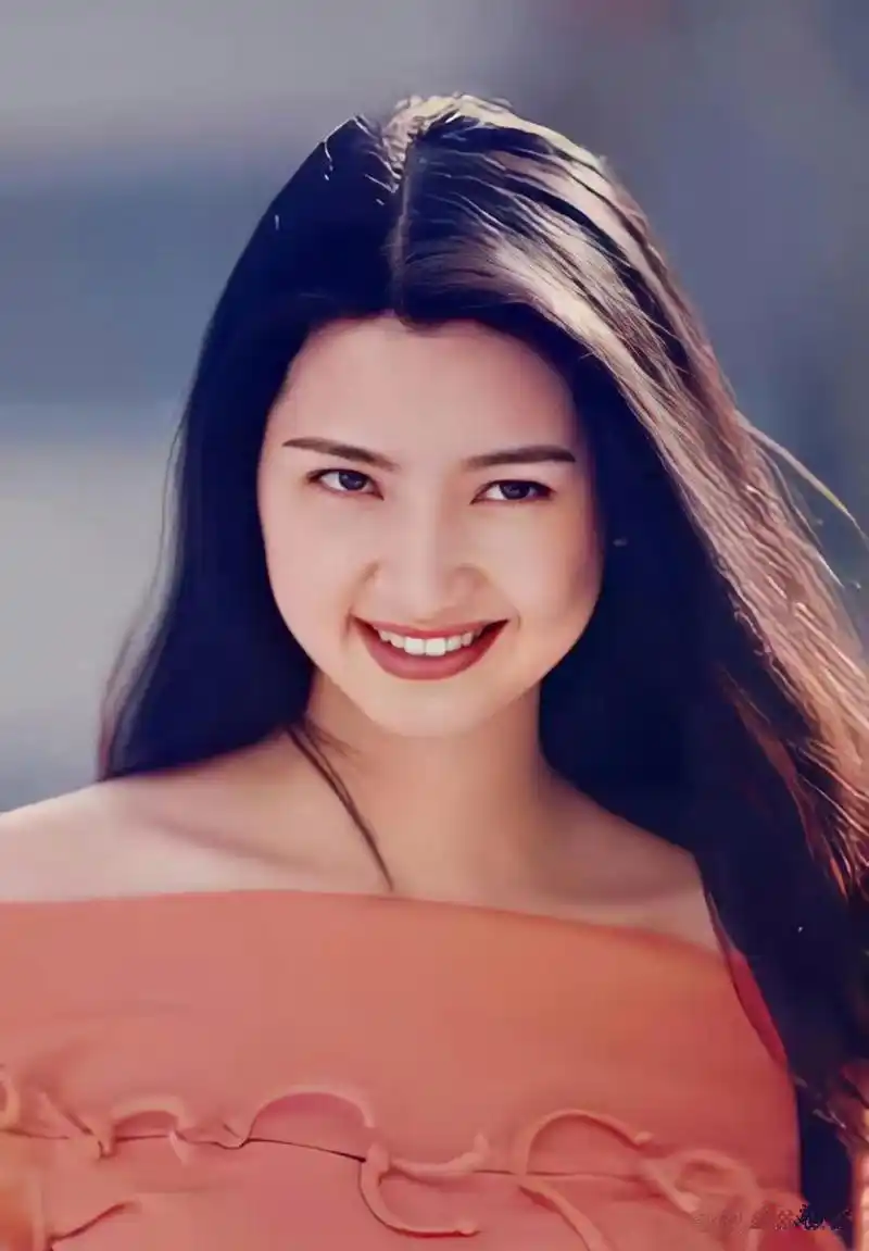 早期的洪欣,清纯秀丽,十分治愈.