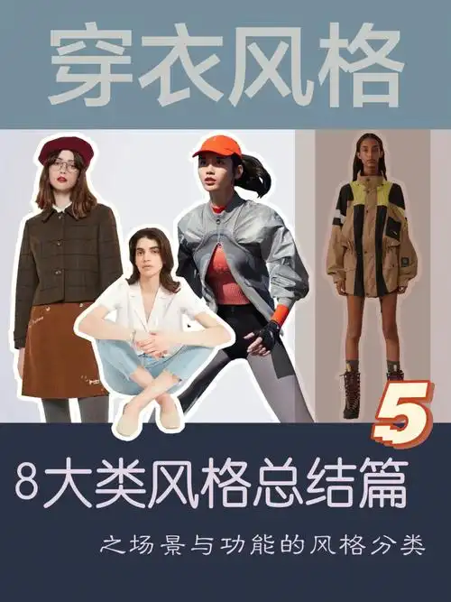 穿衣风格丨场景与功能的风格分类