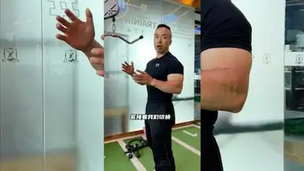 一个动作教会你练三头肌