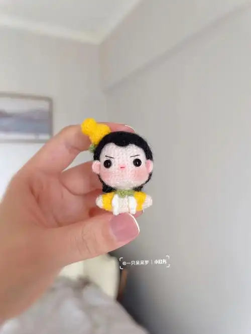 原创葫芦娃半身胸针0169免费图解分享