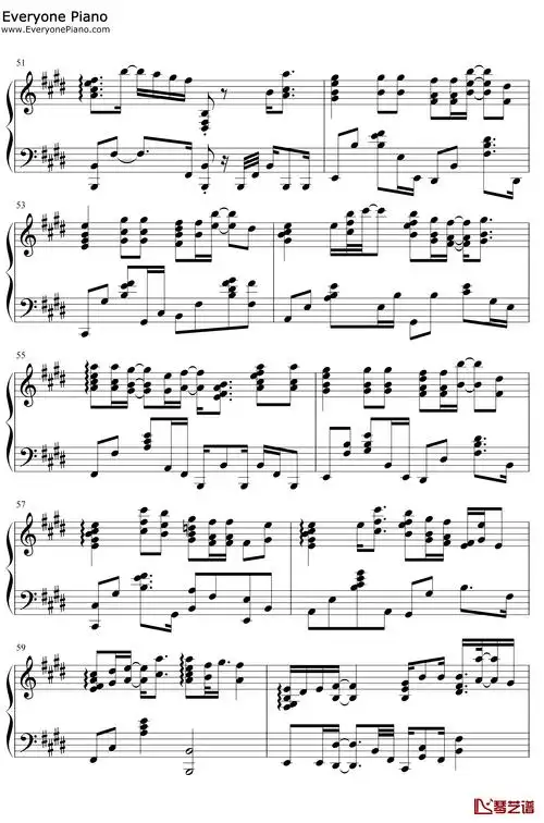 勇气钢琴谱-棉子-我爱你无畏人海的拥挤用尽余生的勇气-抖音热歌5