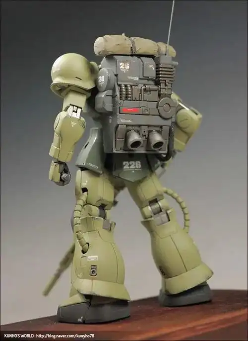 量产真男人hg扎古改造