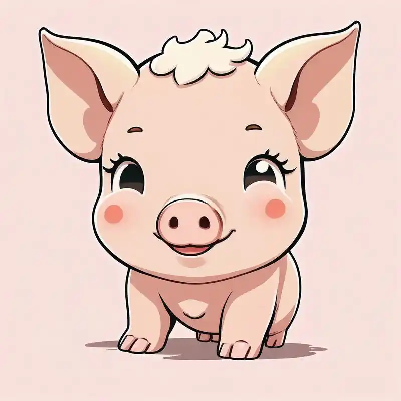 卡通风格的动物头像9293超萌超可爱!