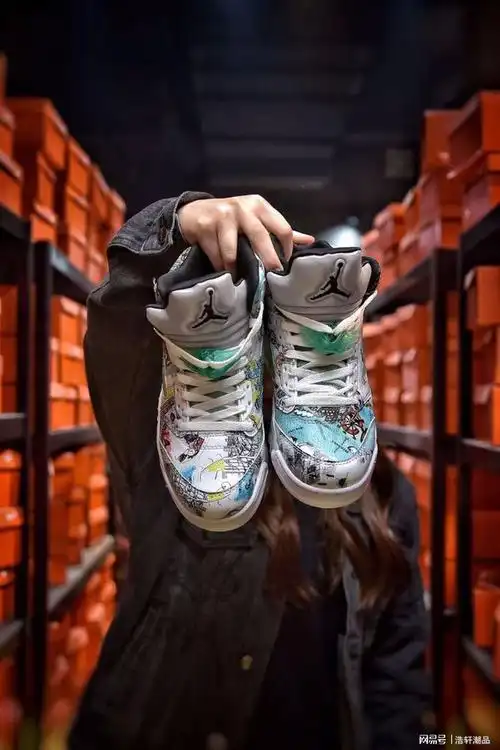 air jordan aj5 "wings"翅膀涂鸦
