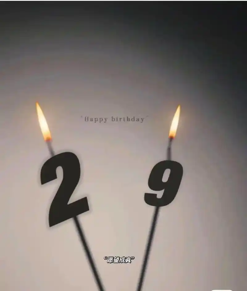 happybirthday 『29岁』 那就是【二九】=1 - 抖音