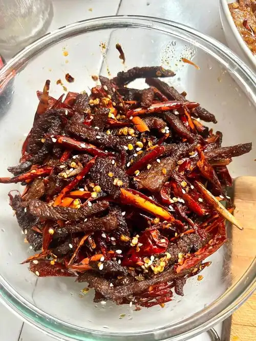 自制麻辣牛肉条