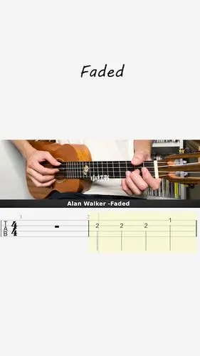faded尤克里里指弹完整版