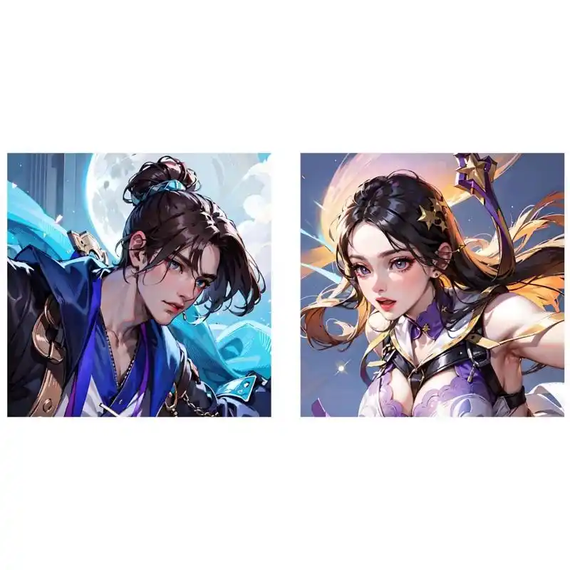 『情侣头像』至尊宝&紫霞仙子 【大话西游】 97如果上天能再给我