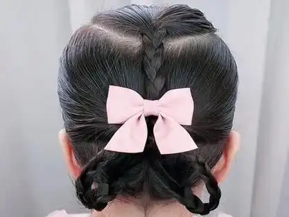 扎发教程 #短发宝宝编发 #编发教程 #上学发型