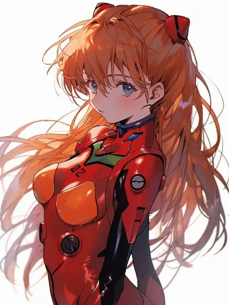 eva新世纪福音战士  明日香  #插画