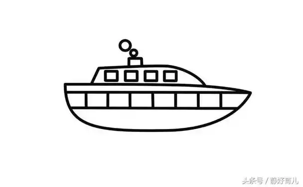 船简笔画 儿童,船简笔画图片大全(这几款小船主题简笔画)