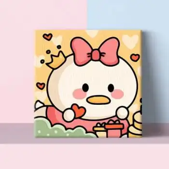 迪士尼(disney)松松总动员数字油画卡通动漫儿童手工填色丙烯油彩画挂