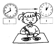 吃午饭简笔画 第1页