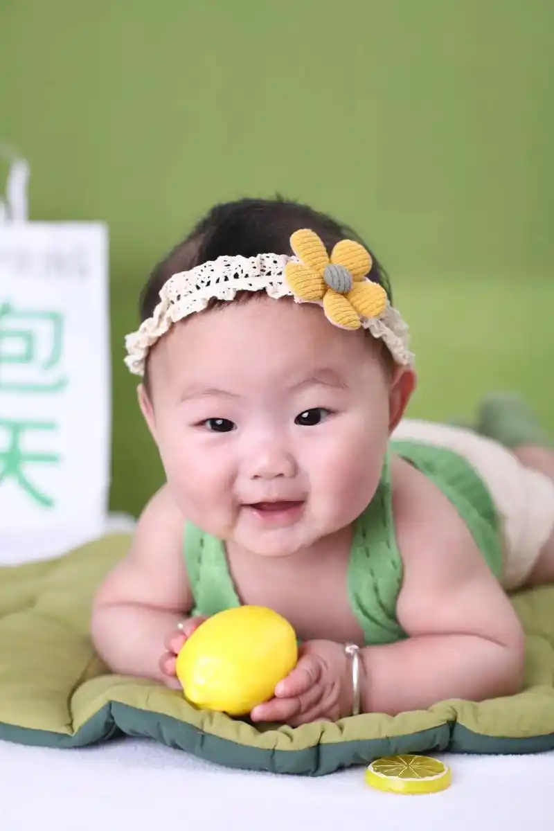 我的宝宝六个月了