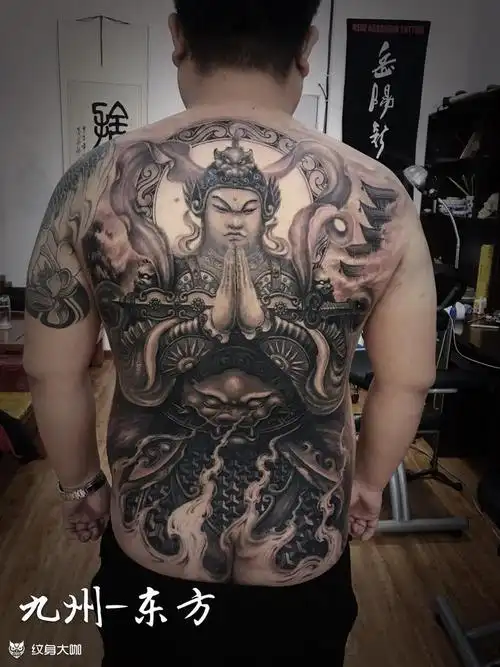 韦陀菩萨_纹身图案手稿图片_东急-东方的纹身作品集