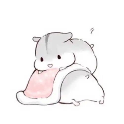 动漫卡通头像简约可爱小仓鼠