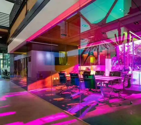 炫彩膜彩虹膜红蓝色玻璃膜玻璃贴